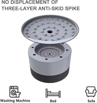 Anyingkai Mosógép Lábgumi Rezgéscsillapító 8,5 cm Vibráció Elleni Gumitalpak 4