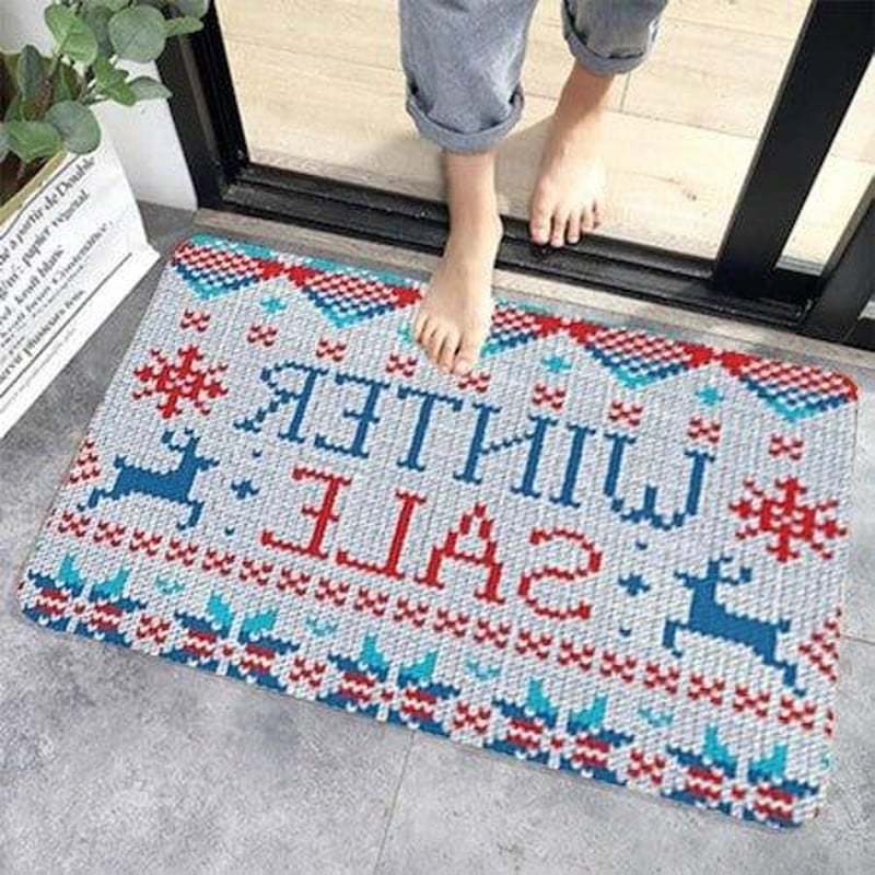 Anyingkai Puha Tarka Mintás Fürdőszobaszőnyeg