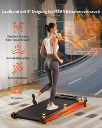 Anylife asztali futópad lejtős funkcióval, LED kijelzővel, 150 kg teherbírás 4