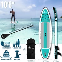 Anyoo Felfújható Stand Up Paddle Board Teljes Szett Táskával és Kiegészítőkkel 3