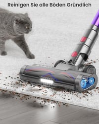 Anyson 45000 Pa Akkumulátoros Porszívó 550W, 70 perc üzemidő, Önműködő töltés, LED kijelző 4