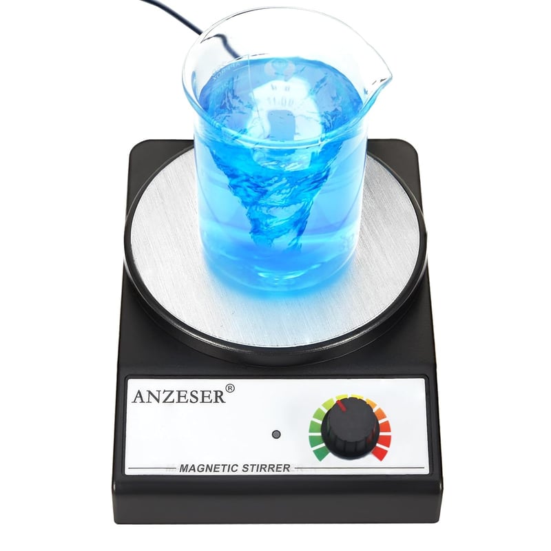ANZESER Mágneses Keverő 3500 RPM, 3000ml Keverési Kapacitás Mágneses Rudakkal
