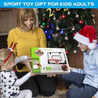 Anzmtosn Mini Kosárlabda Gyűrű Szett 23cm Fali Labdahálóval és Pumpával 7