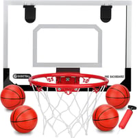 Anzmtosn Mini Kosárlabda Gyűrű Szett 23cm Fali Labdahálóval és Pumpával 1