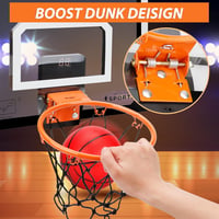 Anzmtosn Mini Kosárlabda Gyűrű Szett 23cm Fali Labdahálóval és Pumpával 3