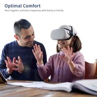 AODELAN náhradná tvárová výstelka pre Meta Quest 2 VR – potu odolná tvárová maska z PU kože s penovou výplňou 6