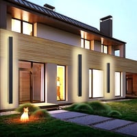 AOEH 100 cm LED fali lámpa alumínium vízálló IP65 kültéri beltéri 3