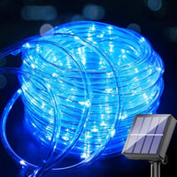 Aofonchy 10m Napelemes Fényfüzér 100 LED Kültéri Vízálló Dekorációs Lámpa 8 Móddal 1
