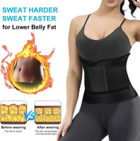 AOGOE Fogyasztó Öv Férfi Női Hasformáló Neoprén Nano Ezüst Izzasztó Derékformáló Állítható Fitness Öv XXL 4