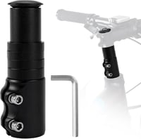 Înălțător de ghidon bicicletă Aohcae, 28,6 mm / 12×2,86 cm, adaptor pentru prelungirea gâtului furcii, pentru biciclete MTB, cursieră, oraș și e-bike, cu cheie hexagonală inclusă 1