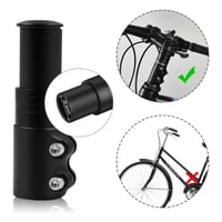 Înălțător de ghidon bicicletă Aohcae, 28,6 mm / 12×2,86 cm, adaptor pentru prelungirea gâtului furcii, pentru biciclete MTB, cursieră, oraș și e-bike, cu cheie hexagonală inclusă 6