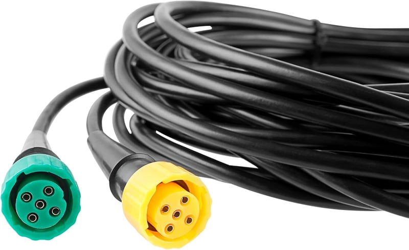 AOHEWEI 5m Utánfutó Kábel 13 Tüskés Csatlakozó 2x 5 Tüskés Vezetékhez Hátsó Lámpa - 5m 5 pin wiring harness