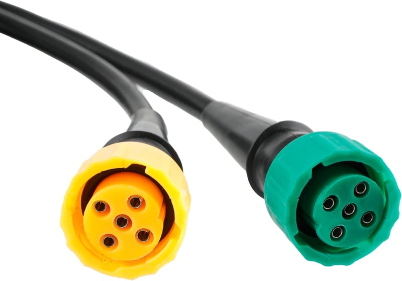 AOHEWEI 5m Utánfutó Kábel 13 Tüskés Csatlakozó 2x 5 Tüskés Vezetékhez Hátsó Lámpa - 5m 5 pin wiring harness
