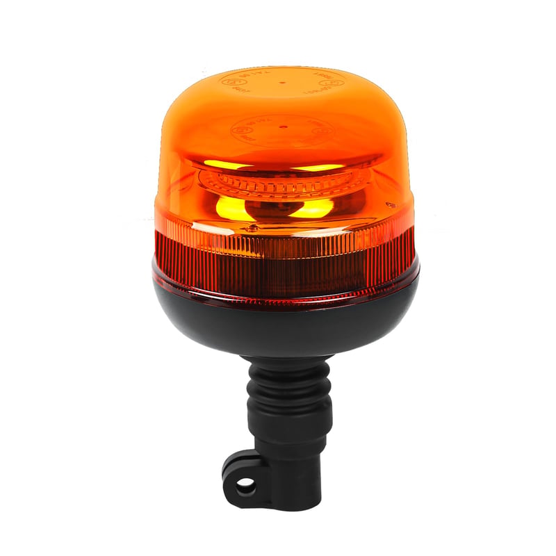 AOHEWEI Výstražné LED svetlo jantárovej farby – 42 LED, 10 režimov blikania, 12/24V – pre poľnohospodárske stroje, nákladné autá, autobusy