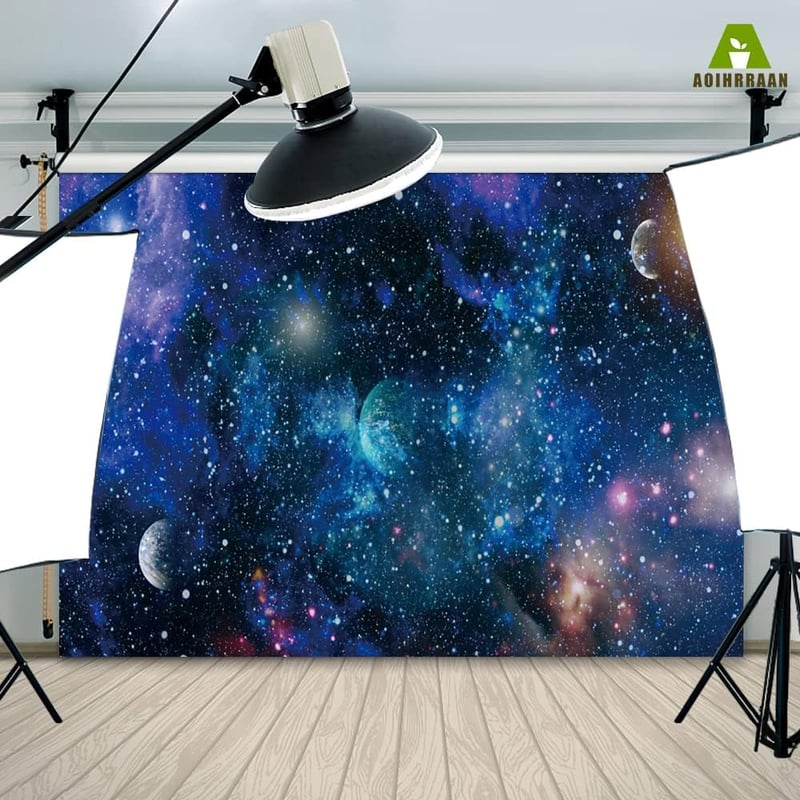 Aoihrraan 3x2,5m Galaxis Háttér Világűr Csillagos Ég Fotózáshoz