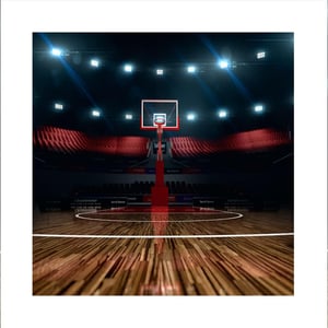 Aoihrraan 3x3m Košarkaško Igralište Foto Pozadina Stadion Sportsko Natjecanje Dekoracija