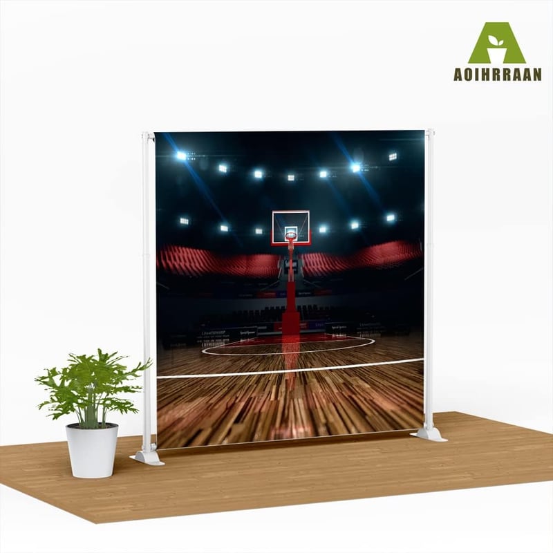 Aoihrraan 3x3m Kosárlabda Pályafotó Háttér Stadion Sportverseny Dekoráció