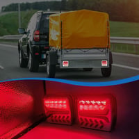 AOJO Mágneses LED Utánfutó Hátsó Lámpa Vezeték Nélküli 12V Vízálló 5