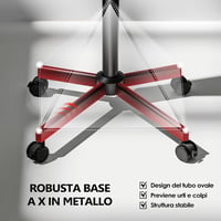 AOKCOS görgős TV állvány 32-65 colos TV-hez, dönthető, magasságállítható, max VESA 400x400 mm, 40 kg 7
