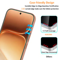 AOKUMA Honor 600 / Honor 600 Pro 5G tvrdené sklo na displej - 2 ks - 0,26 mm - tvrdosť 9H - prémiová sklenená fólia 2