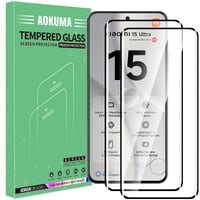 AOKUMA 3D tvrdené sklo na Xiaomi 15 Ultra, 2 ks, tvrdosť 9H, odolné proti poškriabaniu, bezbublinková aplikácia, ochranná fólia odolná proti roztriešteniu 1