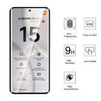 AOKUMA 3D tvrdené sklo na Xiaomi 15 Ultra, 2 ks, tvrdosť 9H, odolné proti poškriabaniu, bezbublinková aplikácia, ochranná fólia odolná proti roztriešteniu 4