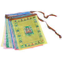 Tibetské budhistické modlitebné zástavky Aolamegs, Lungta satén – 40 ks – 27,9 x 35,6 cm 2