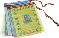 Aolamegs Tibeti Imaszalagok 40 db Szél Ló Lungta Meditációs Zászlók 28x35 cm - 40Ft,14" x 11"(4 Rolls with 40 Flags) 2