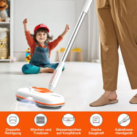 Aolawco Vezeték Nélküli Elektromos Felmosó - Padlótisztító és Polírozó Gép LED Világítással, 750ml Tartállyal és Permetező Funkcióval 6