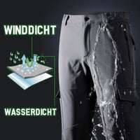 AOLI RAY Férfi Vízálló Termál Túranadrág Multizsebes Softshell Outdoor Nadrág 4