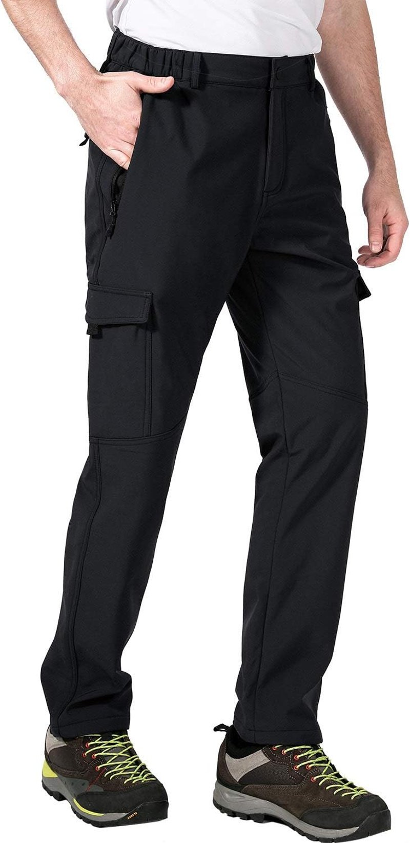 AOLI RAY Férfi Vízálló Termál Túranadrág Multizsebes Softshell Outdoor Nadrág