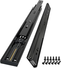 AOLISHENG 500mm teljes kihúzású fiók sín szoft-close funkcióval 45kg terhelhetőség 1
