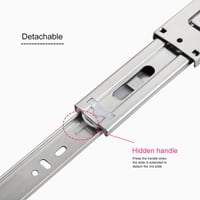 AOLISHENG Rozsdamentes Fiók Csúszka 600mm 45kg Teherbírás Golyóscsapágy Konyha 6