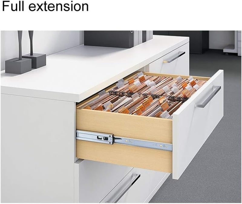 AOLISHENG Rozsdamentes Fiók Csúszka 600mm 45kg Teherbírás Golyóscsapágy Konyha