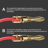 Aolso 24K pozlátený banánik 4,5 mm konektor pre reproduktory, HiFi zosilňovače, stereo prijímače, audio kábel, skrutkovací konektor, 4 ks 3
