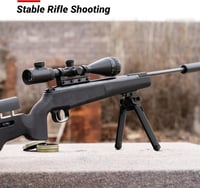 AOMEKIE Állítható Puska Bipodia Picatinny 20-22mm Forgó Támasz 18,6-27,3cm 9