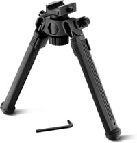 AOMEKIE Állítható Puska Bipodia Picatinny 20-22mm Forgó Támasz 18,6-27,3cm 1