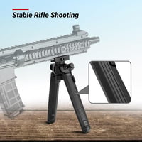 AOMEKIE Állítható Puska Bipodia Picatinny 20-22mm Forgó Támasz 18,6-27,3cm 4