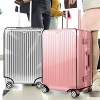 Aomiduo 2db Átlátszó Bőrönd Védőhuzat 26" Vízálló Porálló PVC 7