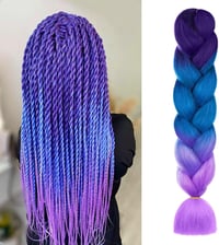 Aomig Szintetikus Fonási Hajhosszabbítás 4 Szín 60cm Box Braid 1