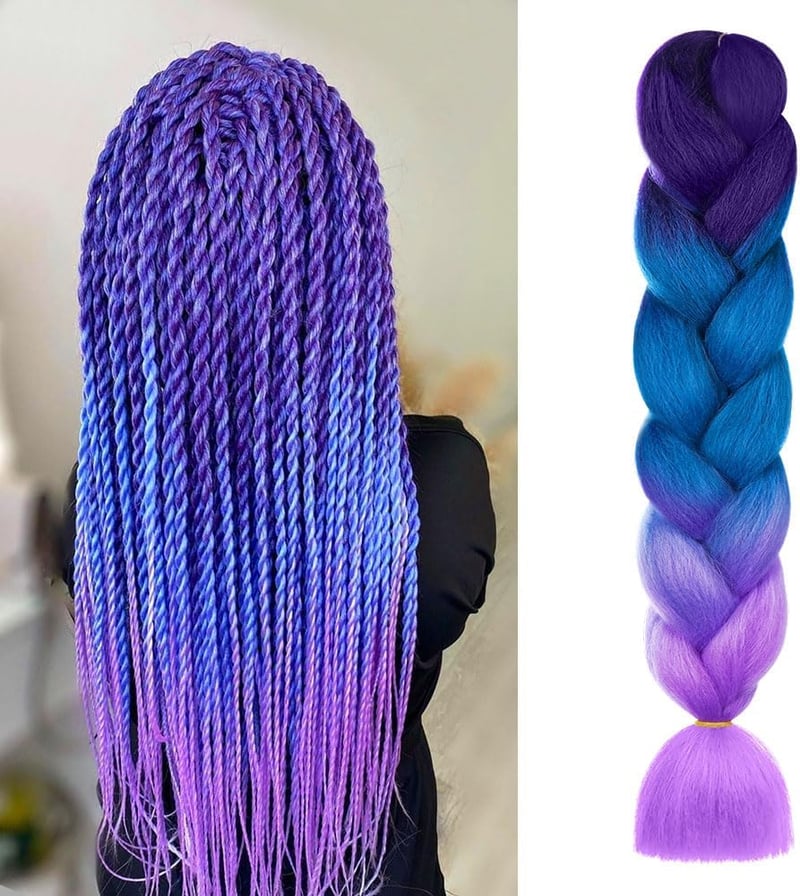 Aomig Szintetikus Fonási Hajhosszabbítás 4 Szín 60cm Box Braid