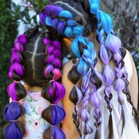 Aomig Szintetikus Fonási Hajhosszabbítás 4 Szín 60cm Box Braid 5