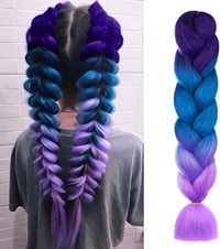 Aomig Szintetikus Fonási Hajhosszabbítás 4 Szín 60cm Box Braid 8
