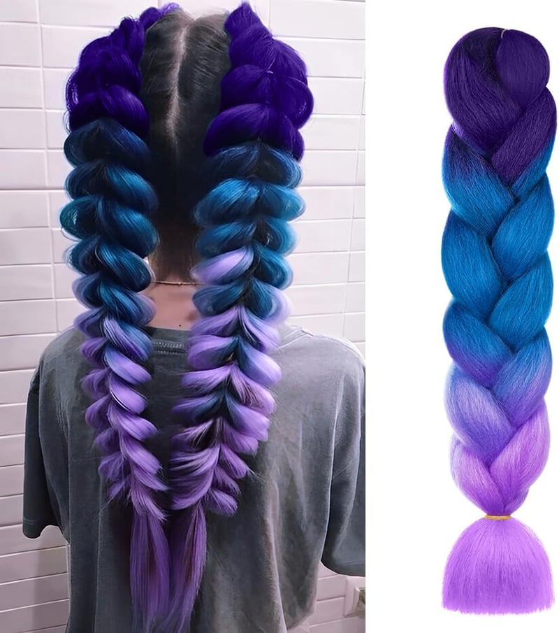 Aomig Szintetikus Fonási Hajhosszabbítás 4 Szín 60cm Box Braid