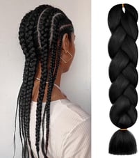 Aomig Szintetikus Fonási Hajhosszabbítás 4 Szín 60cm Box Braid 1