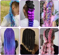 Aomig Szintetikus Fonási Hajhosszabbítás 4 Szín 60cm Box Braid 6