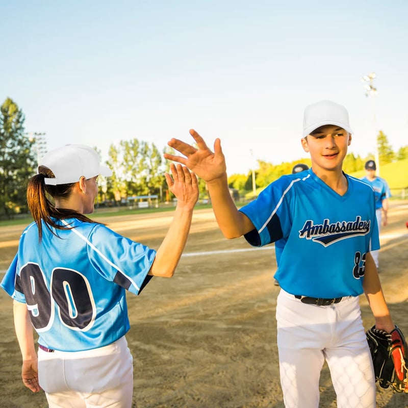 Aomig uniszex baseball sapka fehér, állítható, UV védelemmel