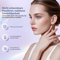 Súprava AONAT na lifting tváre – 80 neviditeľných liftingových náplastí a 4 elastické sťahovacie pásky, okamžitý V-kontúr pre tvár, krk a oči 4