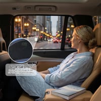 Parasolar auto AONAT pentru copii, 2 bucăți, protecție solară universală pentru geamuri laterale, elastică și respirabilă, protecție UV, compatibilă cu majoritatea vehiculelor 7