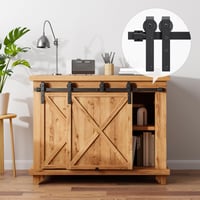 AONAYIOA mini set za klizna vrata za ormar - 137 cm 2